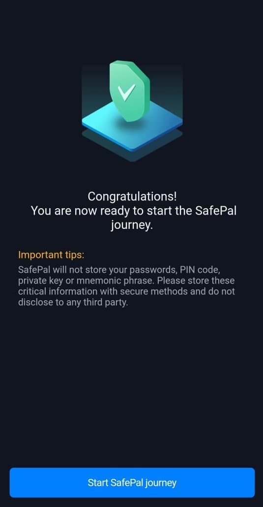 آموزش کیف پول سیف پل SafePal