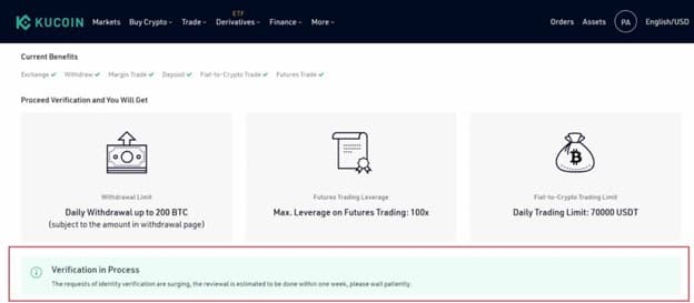 احراز هویت پیشرفته در صرافی کوکوین (KYC2)