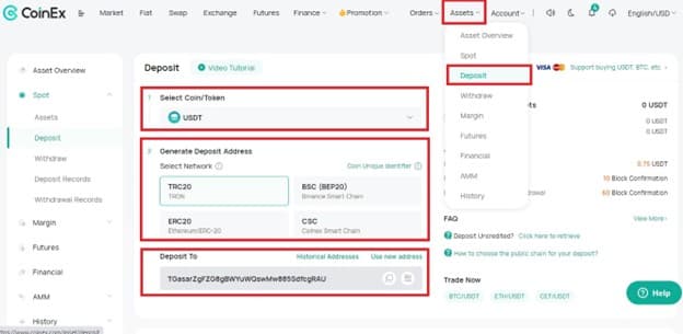 ارسال ارز دیجیتال از کیف پول ویا ولت (Via Wallet)