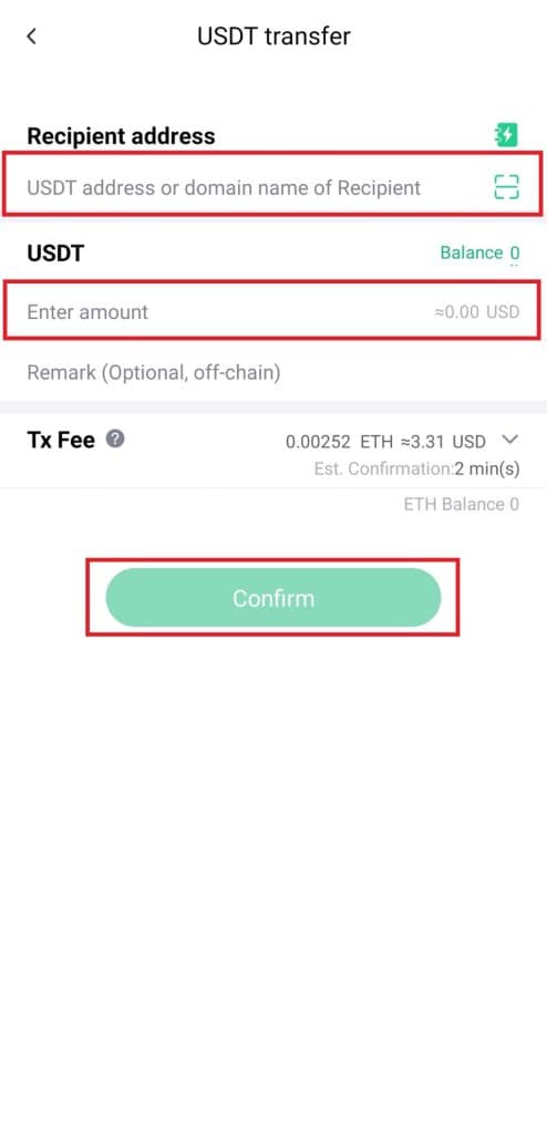 ارسال ارز دیجیتال از کیف پول ویا ولت (Via Wallet)