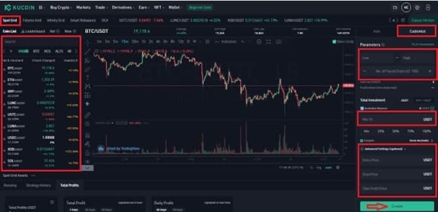 ربات Stop Grid - انواع ربات ترید کوکوین