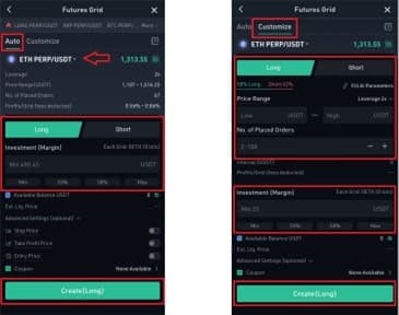 Futures Grid - ربات ترید کوکوین