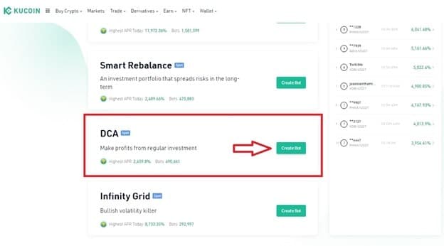 ربات DCA - ربات ترید کوکوین