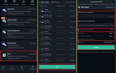 ربات DCA - ربات ترید کوکوین