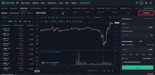 ربات Infinity Grid - ربات ترید کوکوین