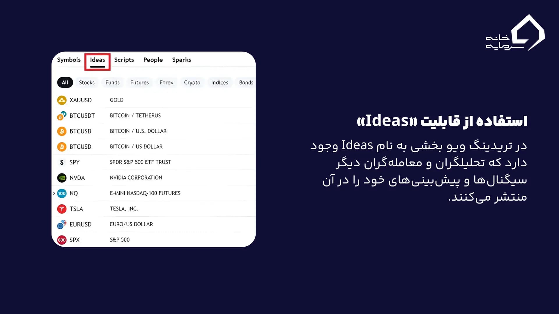 استفاده از قابلیت «Ideas»