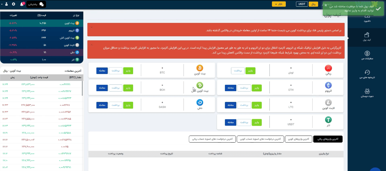 صرافی والکس