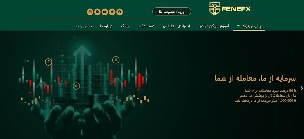 شرکت پراپ تریدینگ فنفیکس